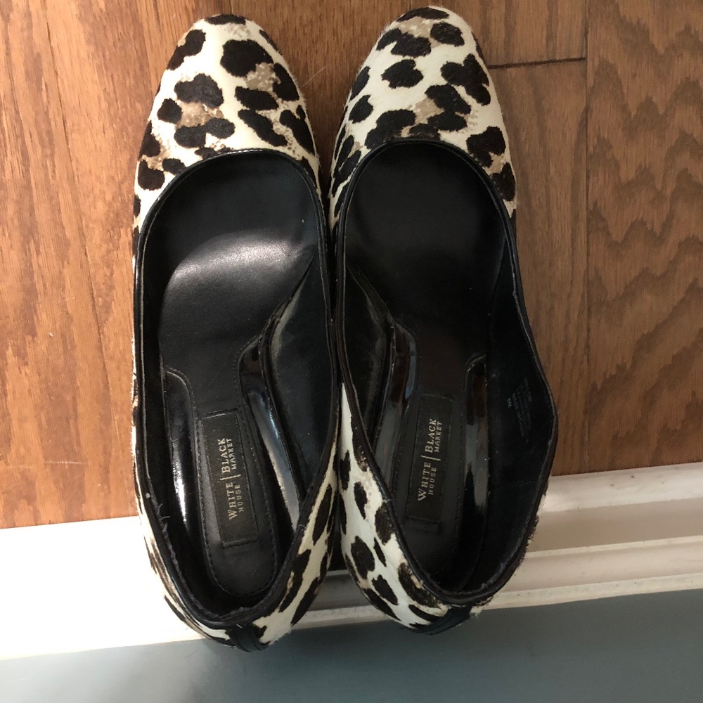 White House Black Market wedge heel